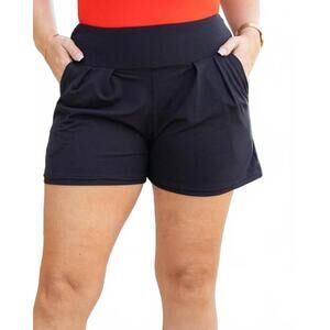 NEW JULIA ROSE lindsay luxe shorts in black